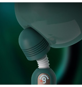LILO - MIRO Big Head Heating AV Vibrator Wand (Chargeable - Green)
